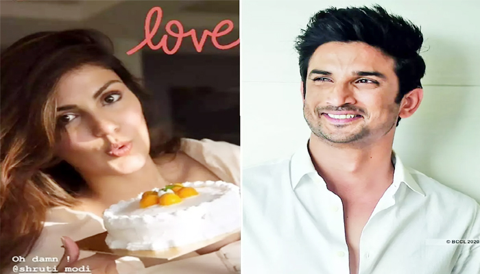 Riya order cake on Sushant's house on June 12