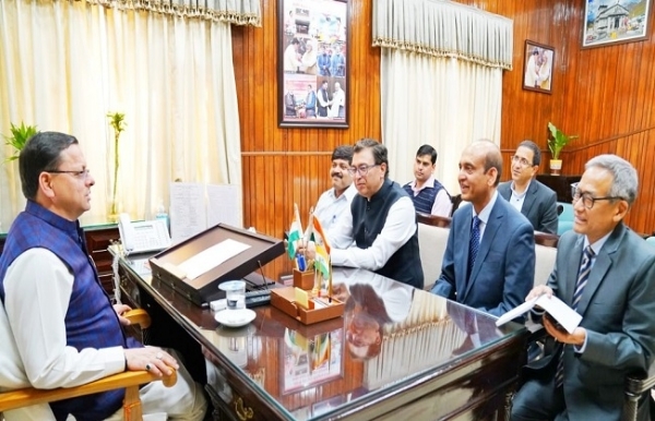 Foreign service officers met CM Dhami