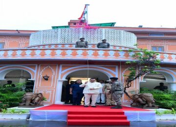 CM Bhajanlal Sharma hoisted the flag