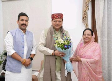 Vikramaditya Singh met CM Dhami