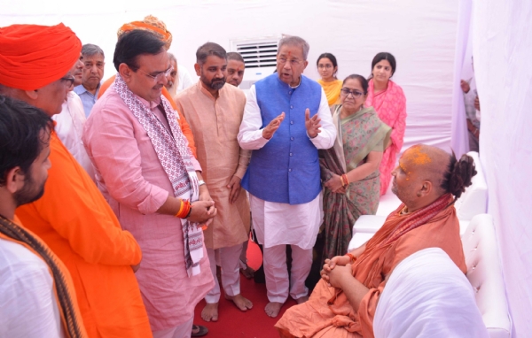 CM Bhajan lal Sharma, Rajendradas Devacharya