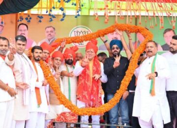 CM Dhami in Jammu and Kashmir