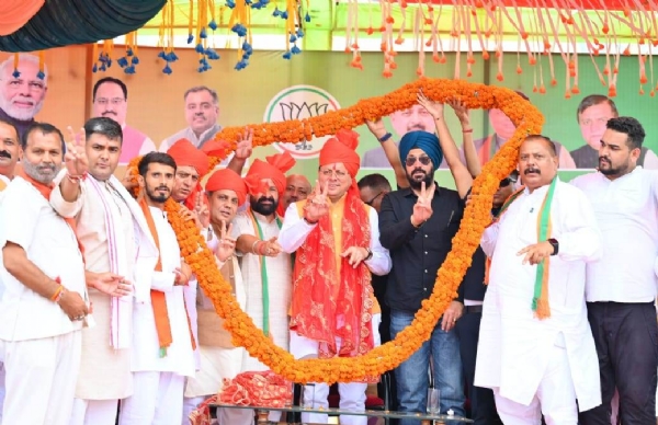 CM Dhami in Jammu and Kashmir