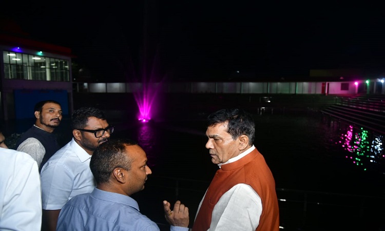 AK Sharma inspected the preparations for Chhath festival in Barabanki