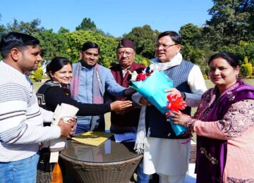 Public representatives met CM Dhami