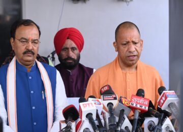 CM Yogi spoke to journalists before the winter session of the Assembly